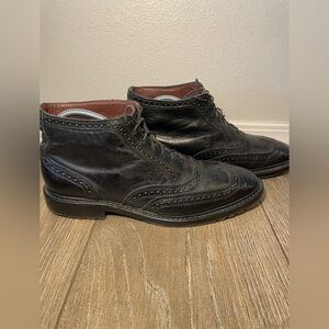 Allen Edmonds Stirling Black Leather Boots Size 10D 7588
